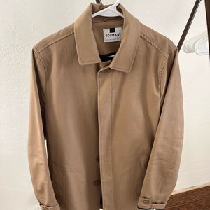 Topman bonded mac coat